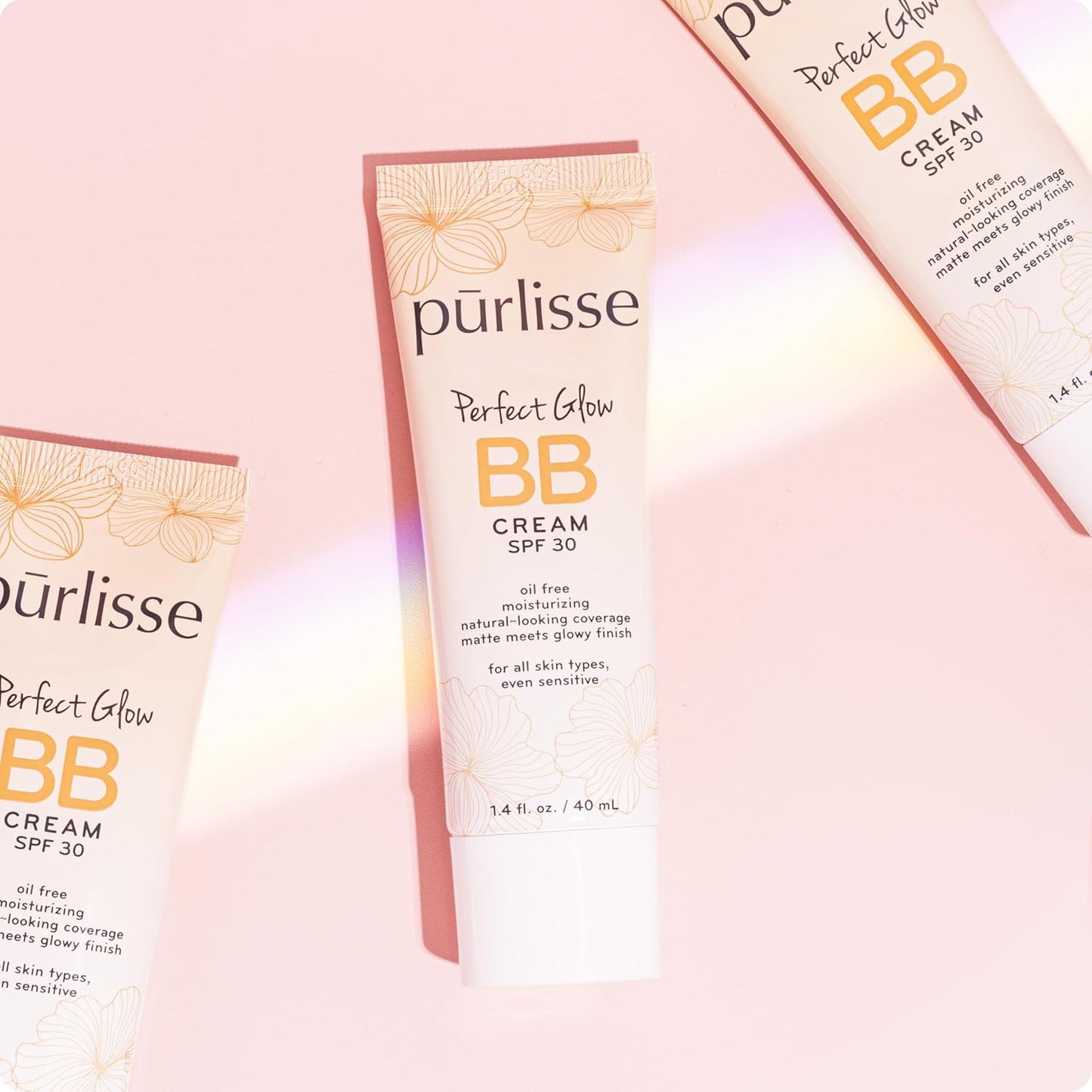 Perfect Glow BB Cream SPF 30 - Luminous Matte Tinted Moisturizer with SPF - Korean Skin Care Formula with Goji & Hawthorn Berry to Hydrate, Brighten & Even Skin - Medium (1.4 Oz)