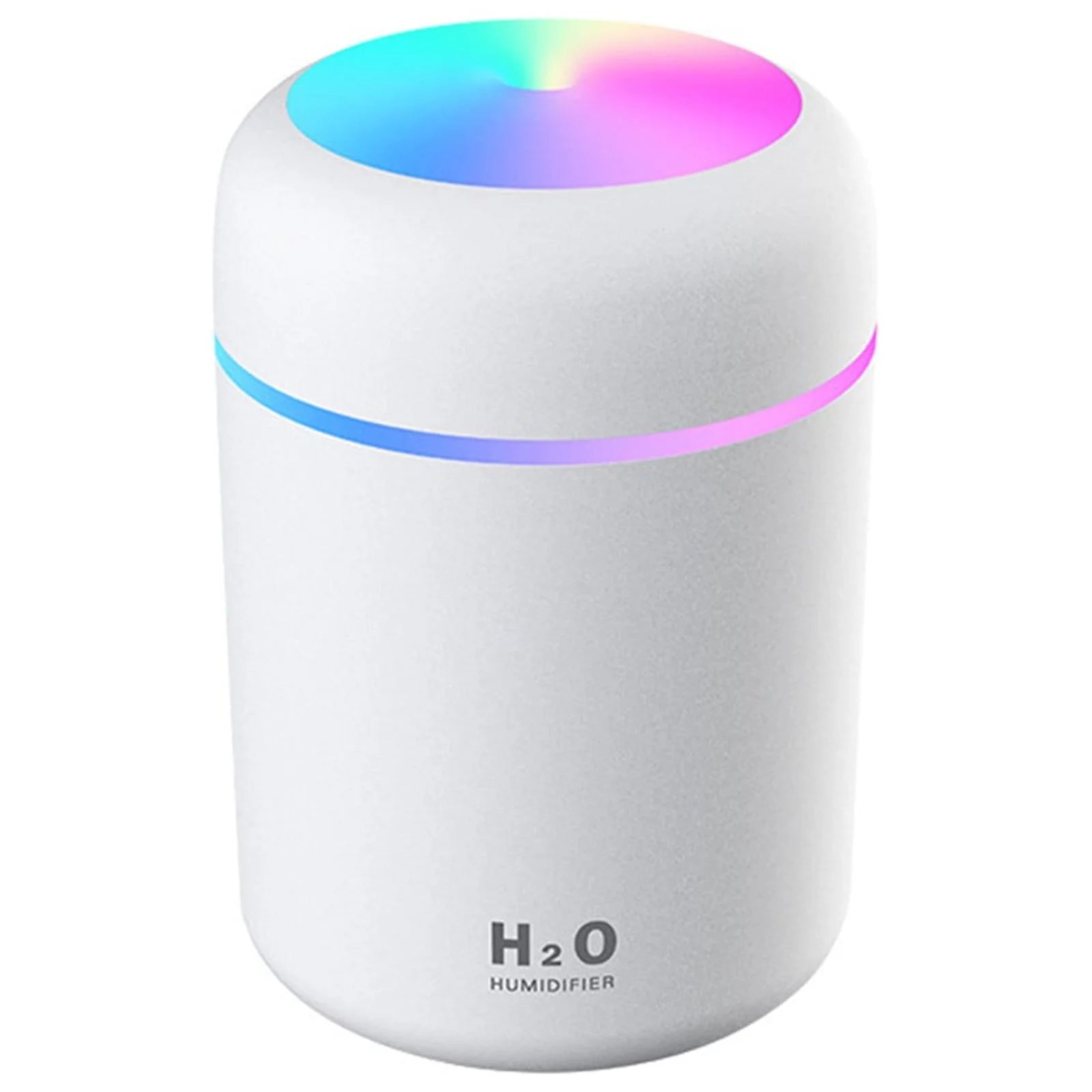 Portable Car Humidifier Colorful Cool Mini Humidifier, Usb Desktop Humidifier for Bedroom,Office Room, Car,Etc. Auto Shut-Off, 2 Mist Modes, Super Quiet., Gift